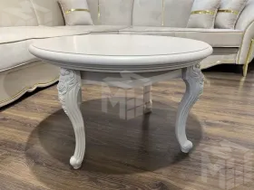 Столик круглый Мокко бежевый