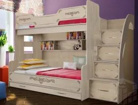 Кровать для троих детей Классика ФКК-21