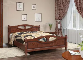 Кровать из массива Елена-4 (120*200)