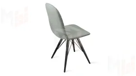 Стул Шерри К3 Черный муар, Велюр Confetti  Silver