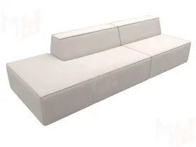 Диван прямой модульный Монс Модерн левый ( JOLY 05 бежевый )
