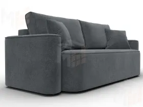 Диван прямой Лига-118 НПБ ( LAIM 23 светло-серый )