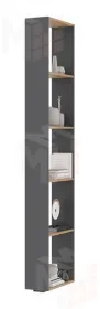 Стеллаж Хелен СТЛ 01 дуб крафт золото - серый графит