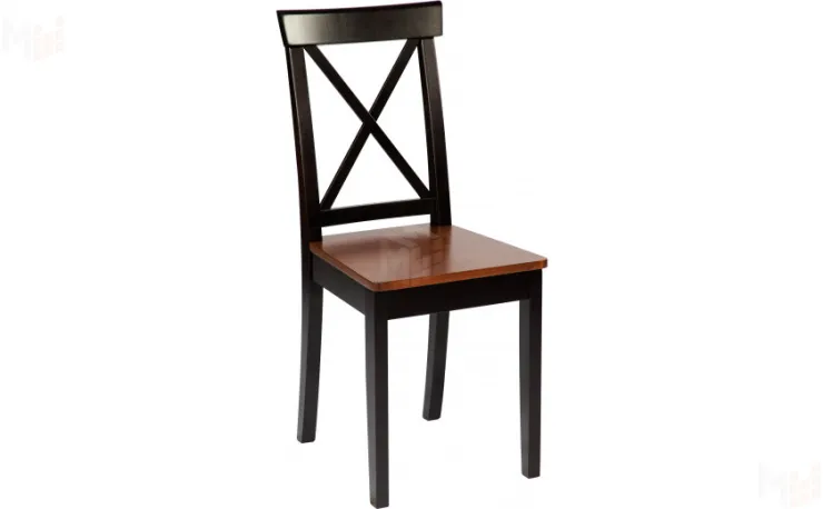 Стул деревянный с жестким сиденьем Бергольф Венге/Темный орех