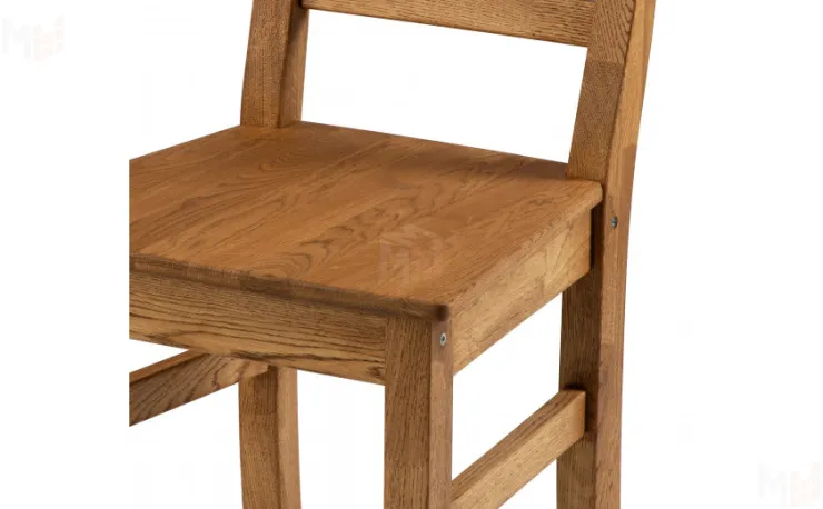 Стул деревянный из массива дуба Порту Дуб темный