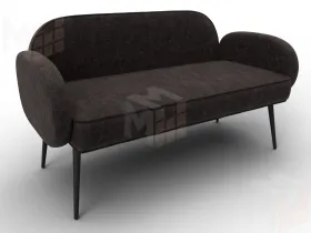 Диван прямой Лига-086 ( BRUT 17 коричневый )
