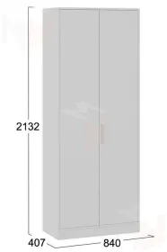 Шкаф для одежды Марли Исп. 2 - 403.012.000 Белый