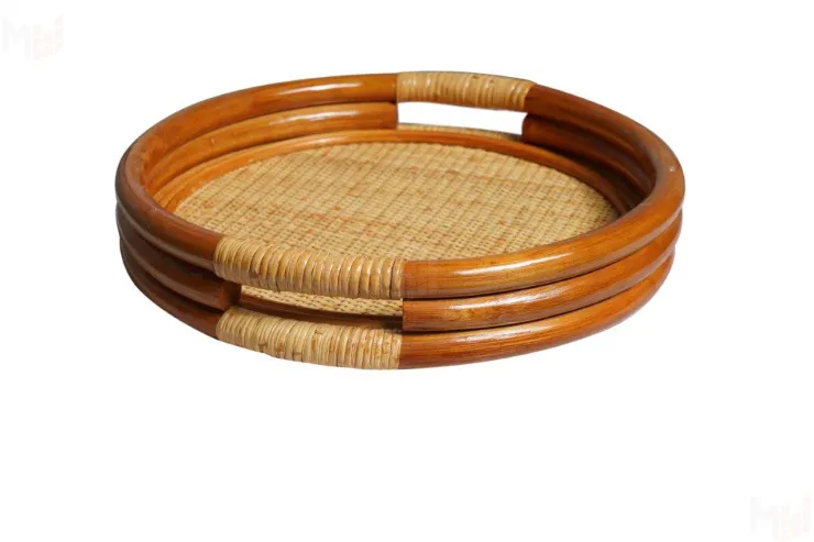 Поднос из ротанга 21/03 круглый