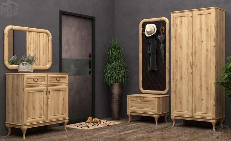 Модульная прихожая 31 (золотой дуб)