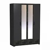 Шкаф для одежды и белья Айрис 555 Антрацит/Креатель 