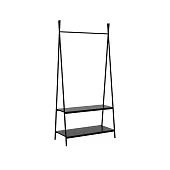 Вешалка гардеробная Leset Стилвуд 22 (Чёрный/Чёрный)