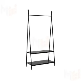 Вешалка гардеробная Leset Стилвуд 22 (Чёрный/Чёрный)