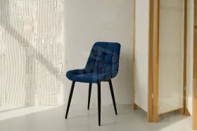 Стул Президент синий велюр