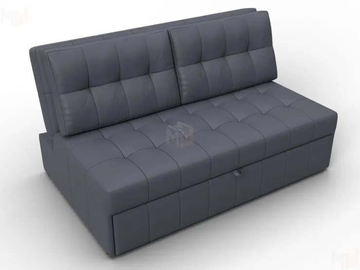 Диван прямой Лига-107 (140) ( GRIFON 15 серый )