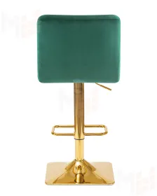 Стул барный DOBRIN GOLDIE (зеленый велюр (MJ9-88))