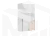 Шкаф Невил ШК-003 трёхстворчатый фасады МДФ с фрезеровкой, белый