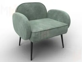 Кресло Лига-086 ( велюр BRUT 08 зеленый )
