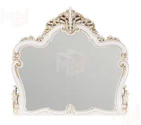 Зеркало Флоренция белый глянец (гостиная)