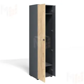 Шкаф Мини-Лайт МЛ-2 Дуб крафт золотой/графит