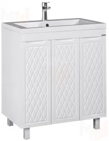 Тумба под умывальник "Andrea 75" 3D без ящика Домино