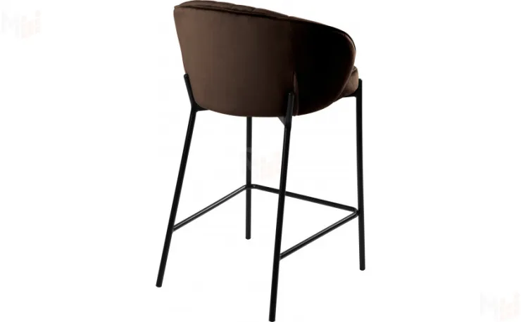 Полубарный стул Миэль coffee/черный