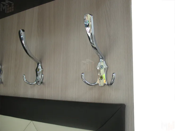 Вешалка настенная  Ольга 6 Ясень Шимо Светлый/Венге