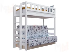 Кровать двухъярусная №3 с диваном