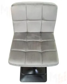 Стул барный DOBRIN DOMINIC (серый велюр (MJ9-75))