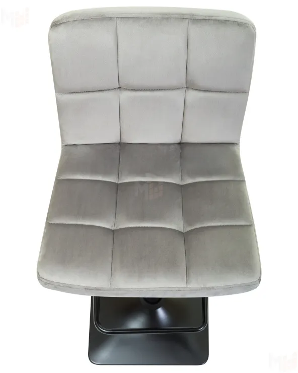 Стул барный DOBRIN DOMINIC (серый велюр (MJ9-75))