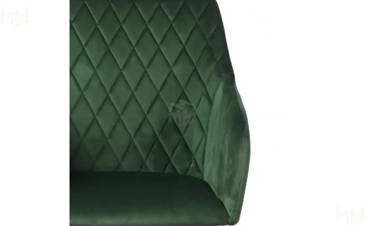 Полубарное поворотное кресло Барли К Confetti  deep forest/белый