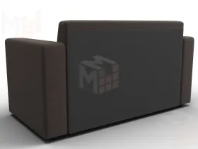 Диван прямой Лига-093 ( Амур 05 коричневый )