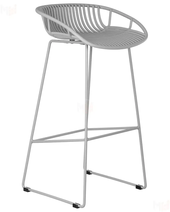 Стул барный DOBRIN FRANK (светло-серый)