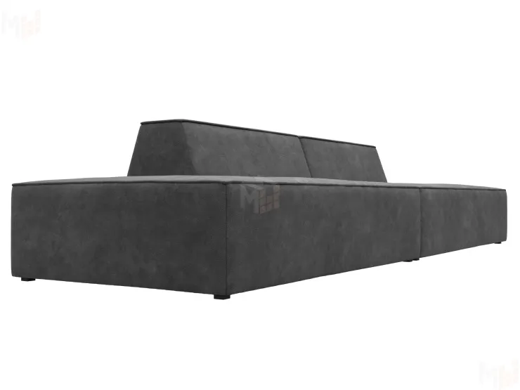 Диван прямой модульный Монс лофт ( BRUT 16 темно-серый )