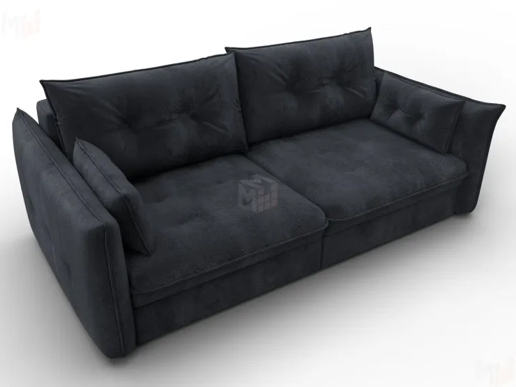 Диван прямой Лига-100 НПБ ( TOWER 11 темно-серый )