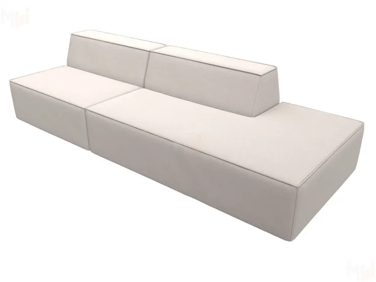 Диван прямой модульный Монс Модерн правый ( JOLY 05 бежевый )