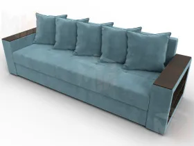 Диван прямой Дубай Лайт ( Бирюзовый )