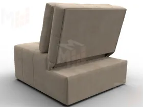 Кресло-кровать Лига-107 (80) ( SEVEN 729 бежевый )