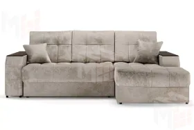 Угловой диван-кровать Лас-Вегас Бежевый правый 