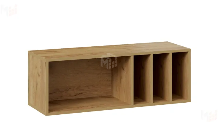 Полка настенная Хилтон  404.008.000 Дуб Крафт золотой