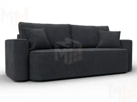 Диван прямой Лига-118 НПБ ( LAIM 26 темно-серый )