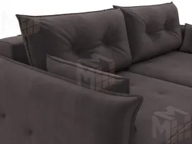 Диван прямой Лига-100 НПБ ( SEVEN 727 коричневый )