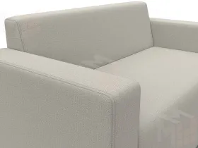 Диван прямой Лига-093 ( Амур 02 бежевый )