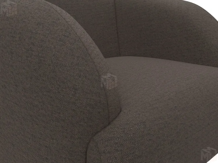 Кресло Лига-041 ( Амур 05 коричневый )