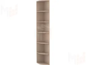 Угловой терминал к шкафу-купе дуб молочный