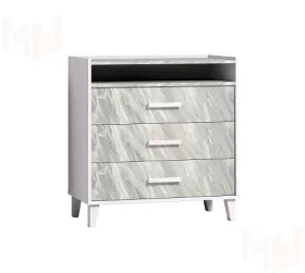 Комод  Айрис 455 Белый/Статуарио