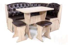 Кухонный уголок Орхидея Люкс (дуб сонома/Умбер)