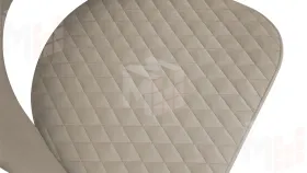 Стул Гэтсби К3 Белый матовый, Велюр Confetti Smoke