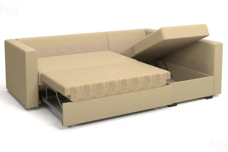 Угловой Диван Джессика 2 бежевый (правый)