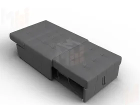 Кресло-кровать Лига-107 (80) ( JOLY 13 серый )