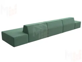 Диван прямой модульный Монс Лонг ( Амур зеленый )